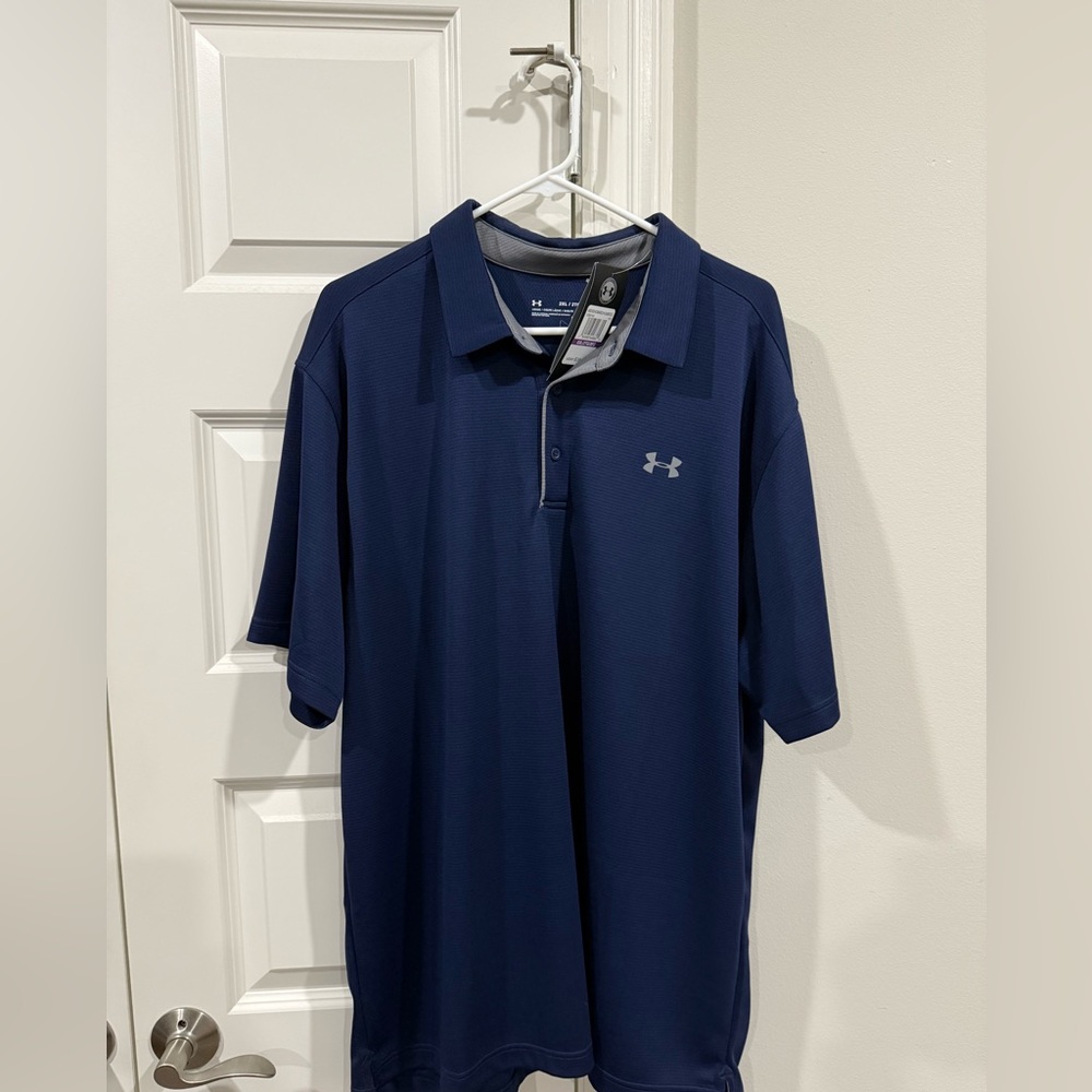 Under Armour Men's Dark Blue Polo Shirt